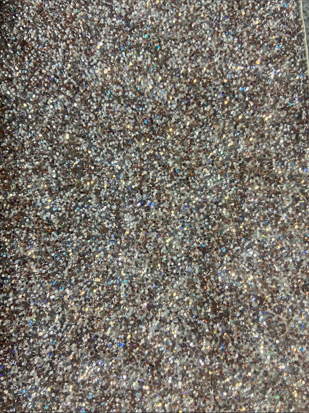 Aldo Glitter Clutch with Gold Chain - Rose Gold Sparkle - Picture 4 of 6